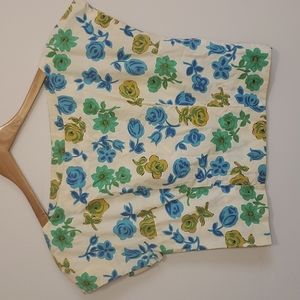 Vintage 50s floral crop top